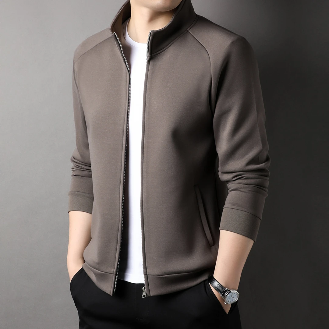 纳因戈兰春秋季立领卫衣夹克男士休闲拉链开衫男装男式休闲外套