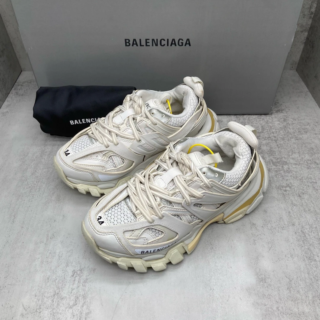 Balenciaga track 白色/34码/原配/编码9890/公价7800 运动鞋