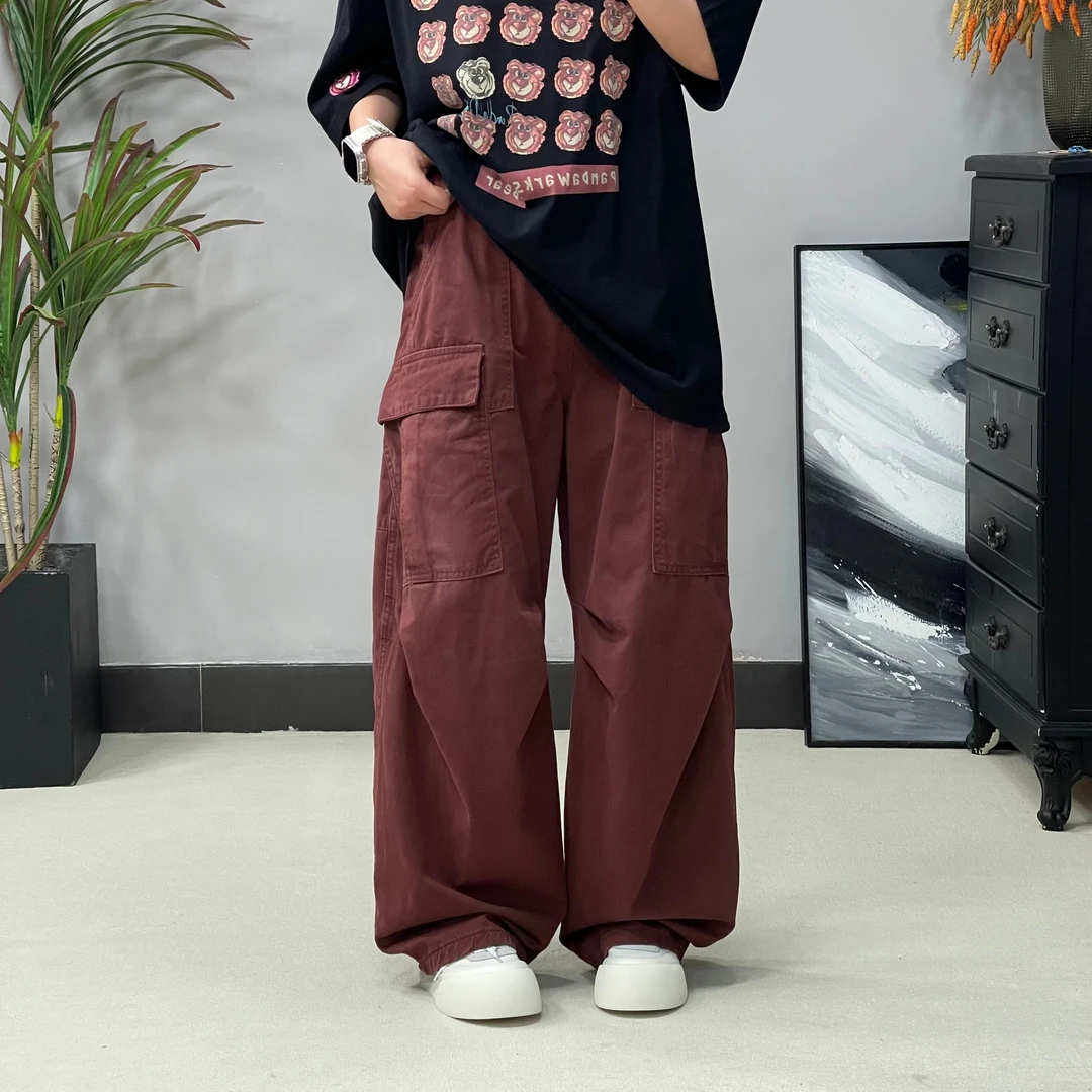 7612秋冬款牛仔裤休闲时尚百搭复古显瘦小众宽松潮流直筒韩版水洗