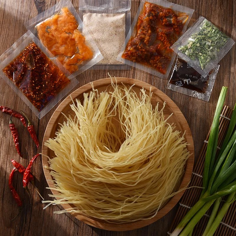 淮北烫面米线亳州鲜面萧县宿州冷面汤面件碗单独料包配料齐全笋1g