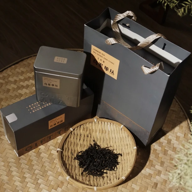 【高山老枞炭焙鸭屎香】凤凰单枞鸭屎香茶叶清香型罐装125克