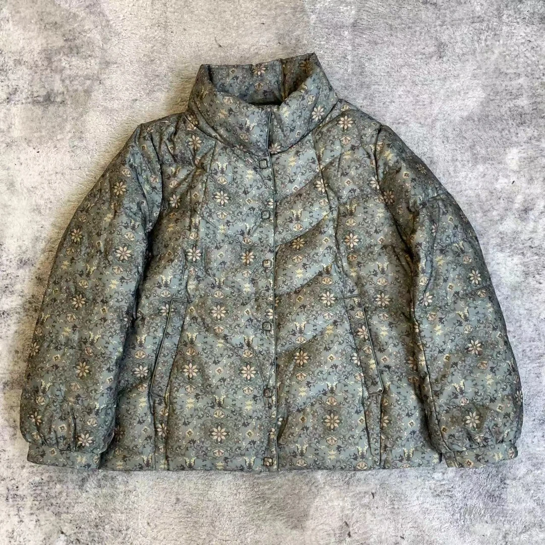 知羽.香云 秋冬新品新中式鸭绒轻盈保暖羽绒服ZY3051