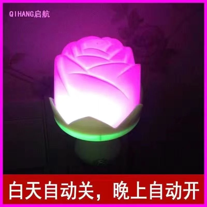 光控节能感应LED小夜灯床头灯卧室婴儿护眼插电夜光喂奶led