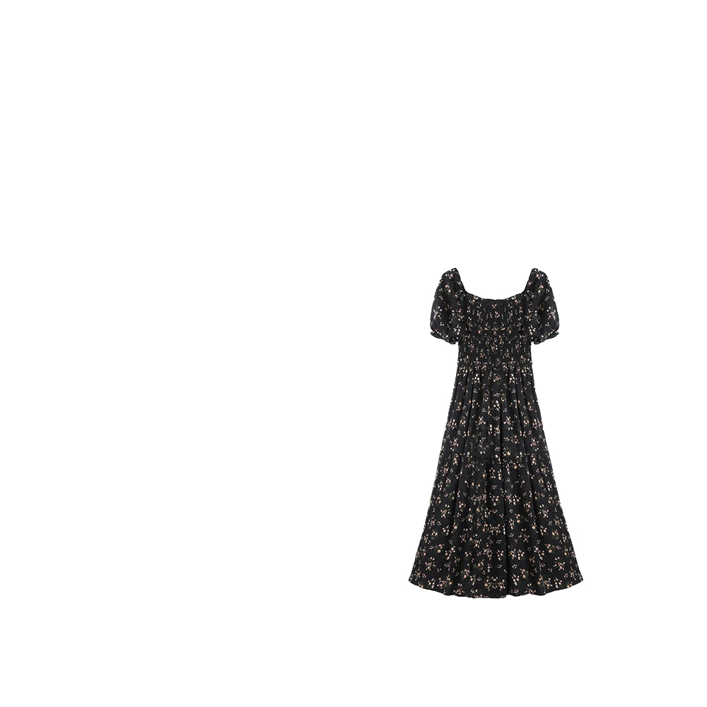 新款气质显瘦碎花连衣裙8861015