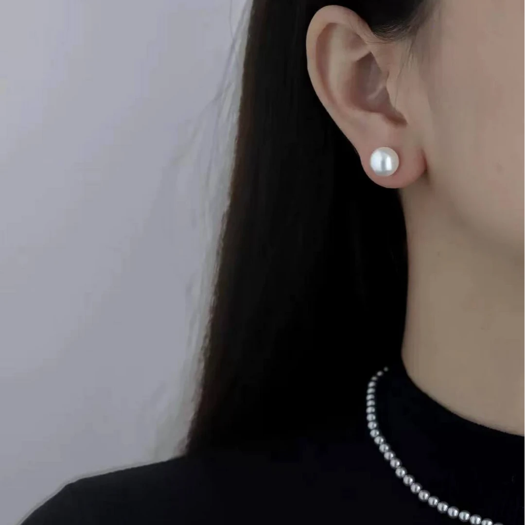 非金属仿珍珠耳饰 格调美美 气质 百搭时尚珍珠耳钉