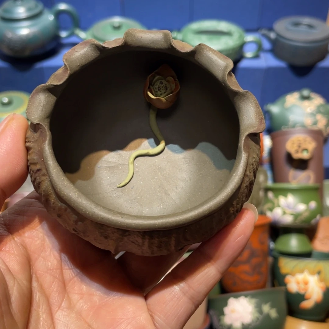 原矿紫砂手工主人杯