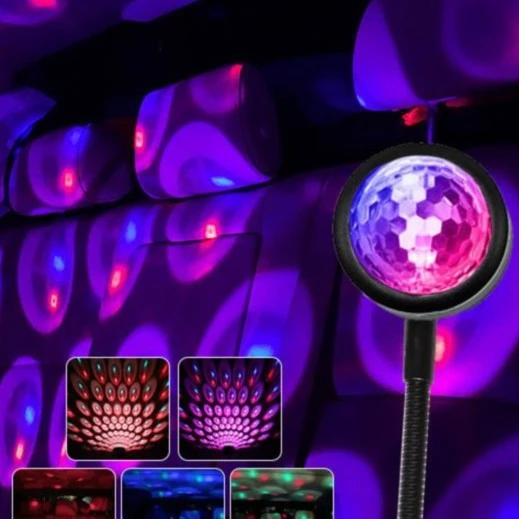 Wearark】氛围灯七彩闪亮灯音乐音控灯房间氛围节奏氛围灯车载多色