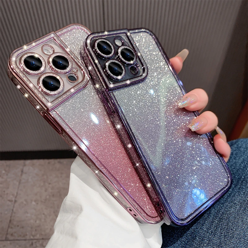 苹果新款iphone13/14promax闪粉12手机壳11高级感全包防摔壳女