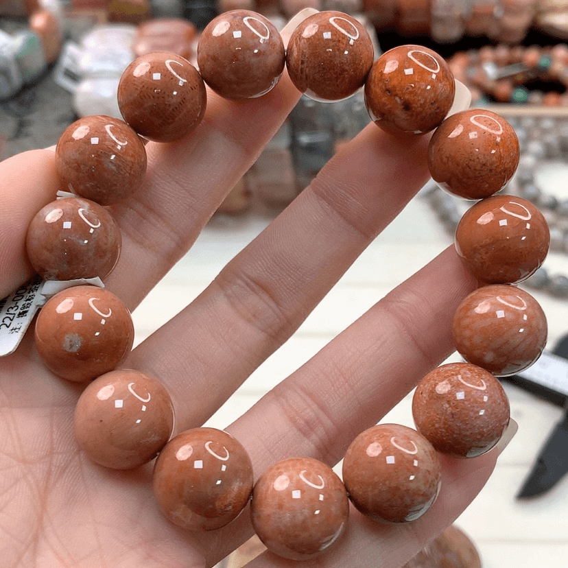 【闪购商品】硅化珊瑚（珊瑚玉）手链未镶嵌530