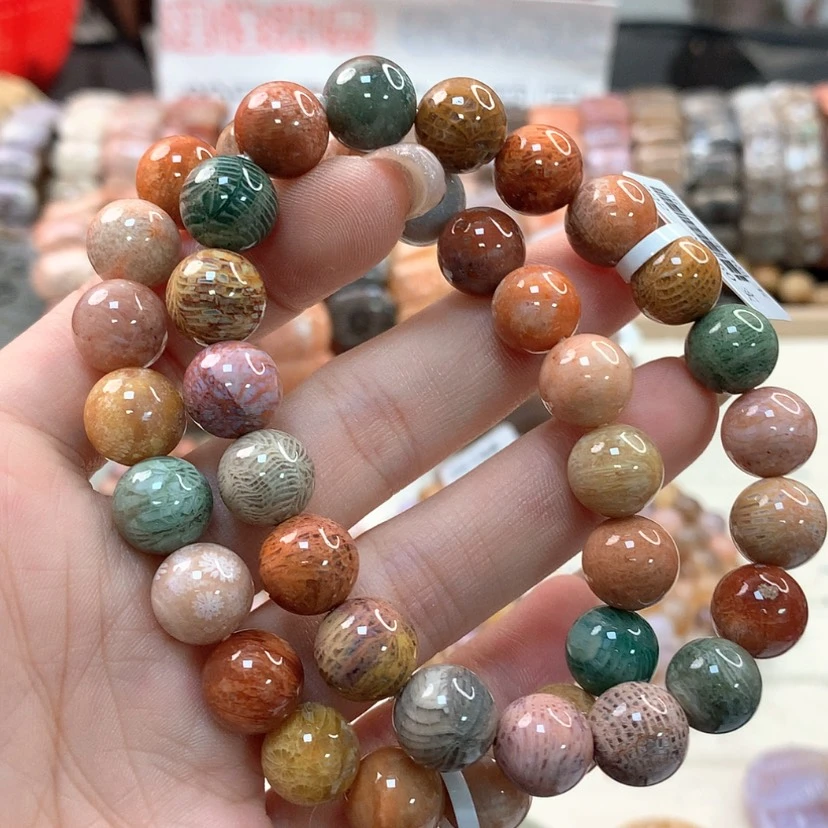 【闪购商品】硅化珊瑚（珊瑚玉）手链未镶嵌658