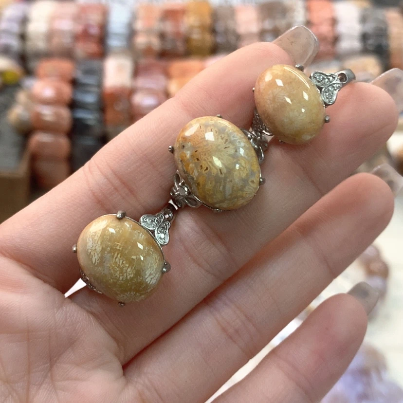 【闪购商品】硅化珊瑚（珊瑚玉）手链未镶嵌514