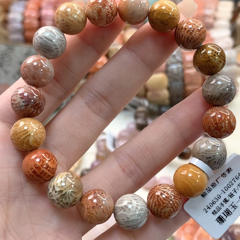 【闪购商品】硅化珊瑚（珊瑚玉）手链未镶嵌565