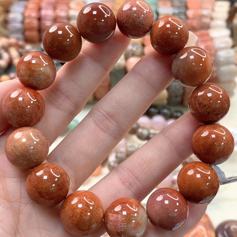 【闪购商品】硅化珊瑚（珊瑚玉）手链未镶嵌632