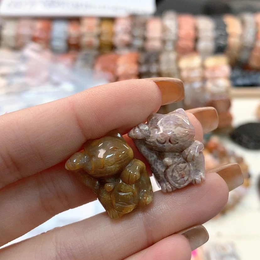 【闪购商品】硅化珊瑚（珊瑚玉）吊坠(不含链)未镶嵌287