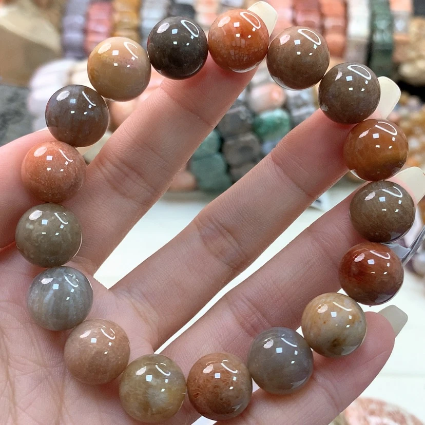【闪购商品】硅化珊瑚（珊瑚玉）手链未镶嵌018