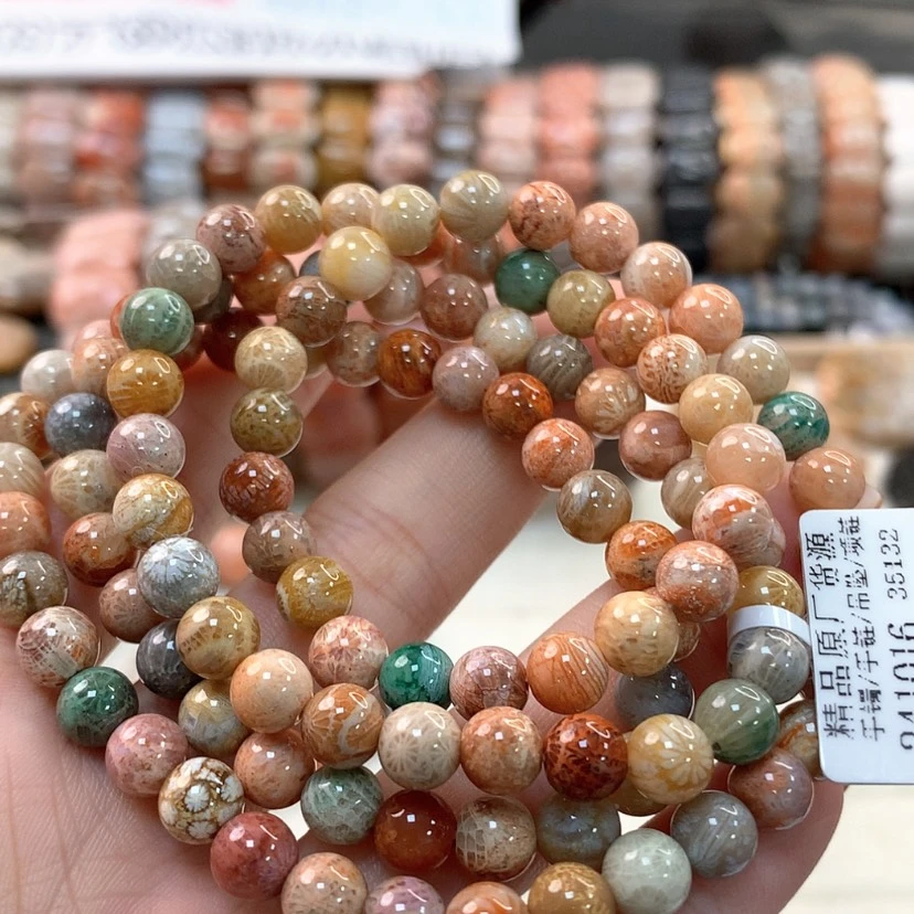 【闪购商品】硅化珊瑚（珊瑚玉）手链未镶嵌872