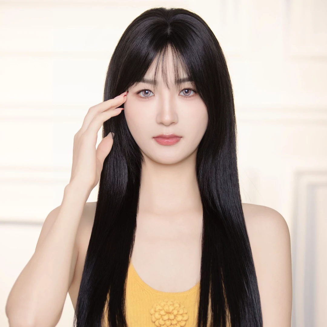 5x8全仿真头皮双递针女士隐形头顶手织透气真发防脱假发片柔顺