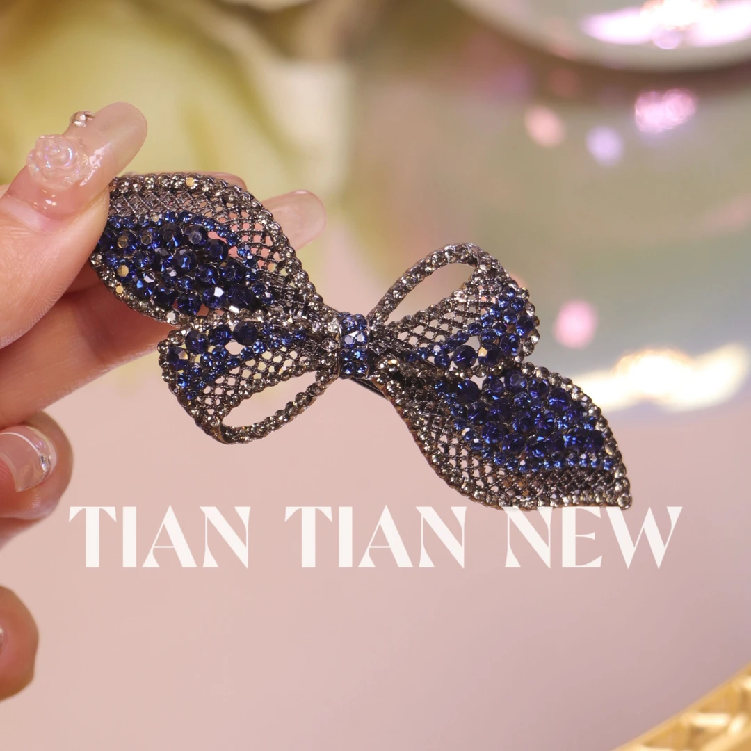 【Tiantian】克拉恋人弹簧夹大号发卡顶夹横夹子头饰A136