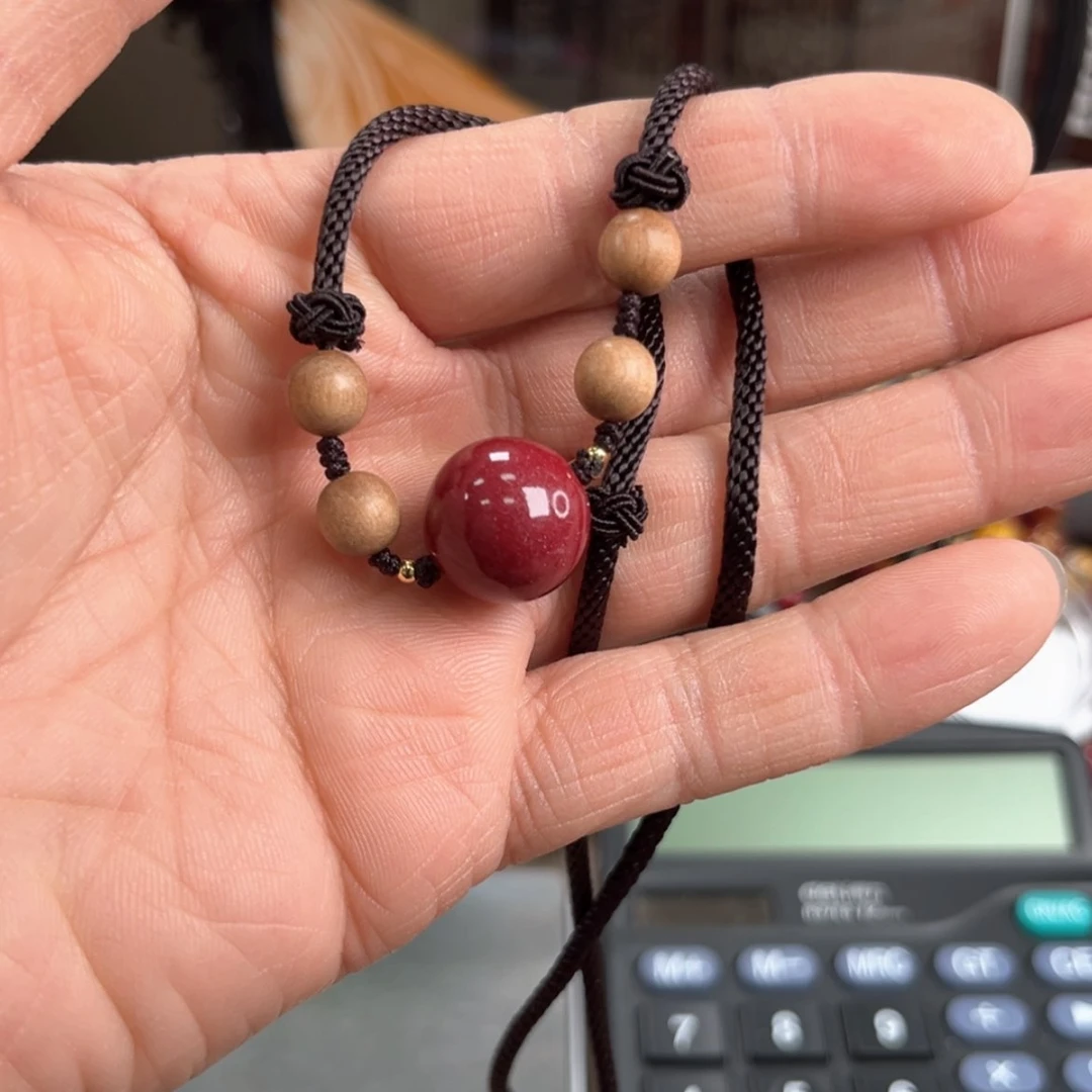 【闪购商品】查罗石手绳合金橙***选