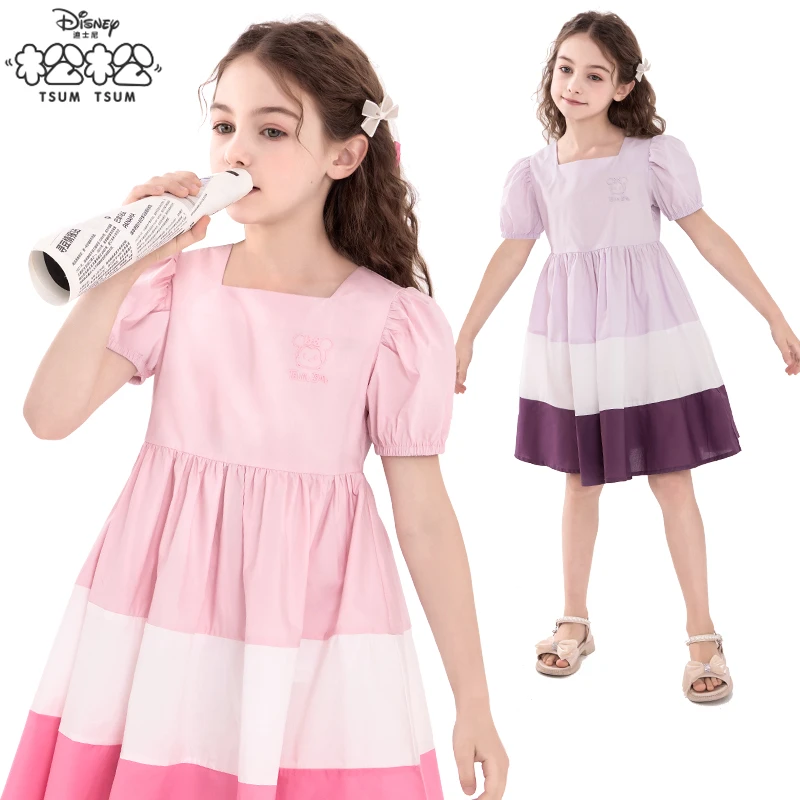 女童连衣裙纯棉夏装2024新款洋气儿童裙子宽松中大童棉布裙薄童装