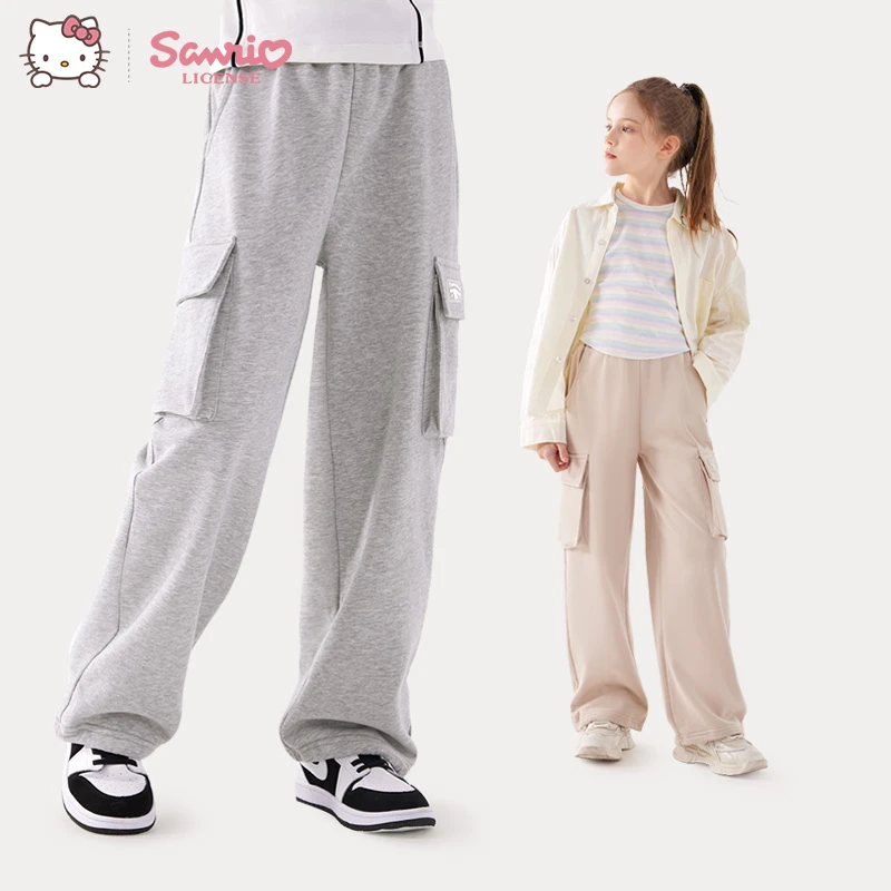 女童裤子春秋款2025新款儿童运动裤中大童工装裤休闲卫裤洋气童装