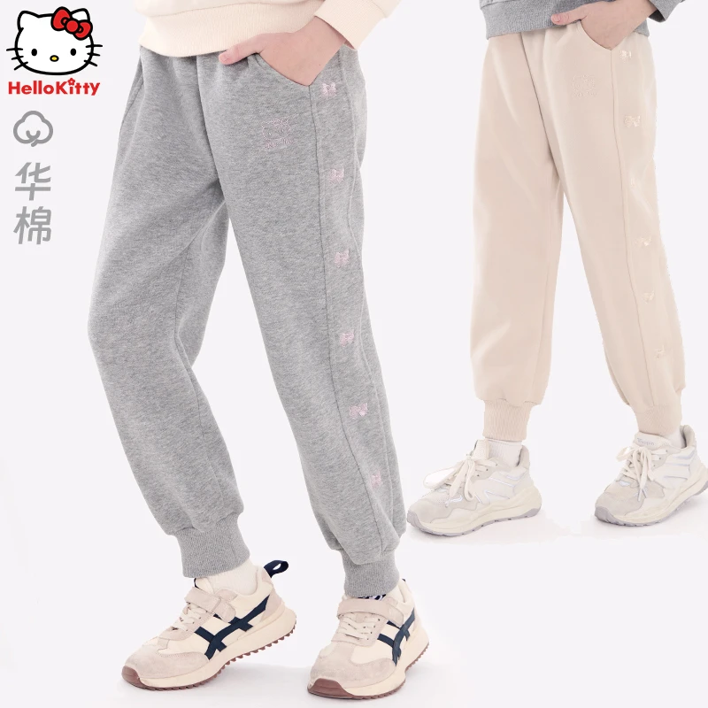 女童裤子秋装2025新款洋气中大童休闲卫裤大童运动裤时尚秋季童装