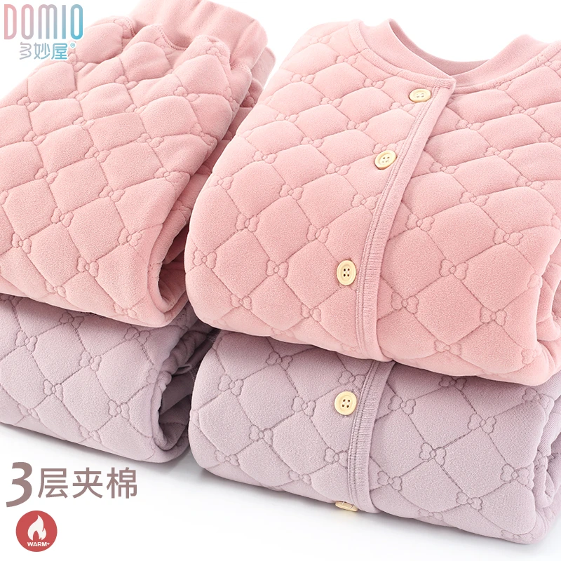 女童校服神器内搭棉服秋冬夹棉外套2025新款内胆保暖衣棉袄棉裤