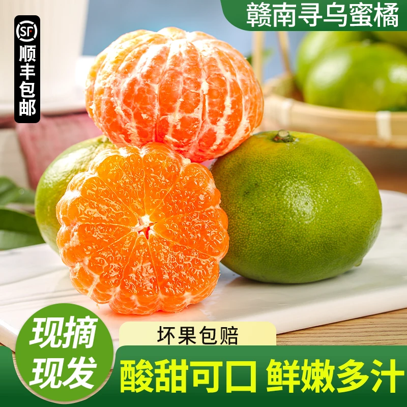 【顺丰包邮】江西寻乌蜜橘现摘现发新鲜应季甄选水果酸甜多汁5斤装
