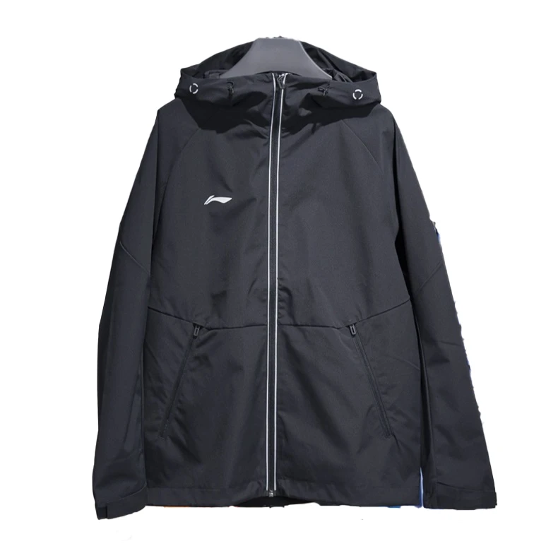 【男子风衣】李宁男子运动风衣防泼水连帽简约外套AFDUA11