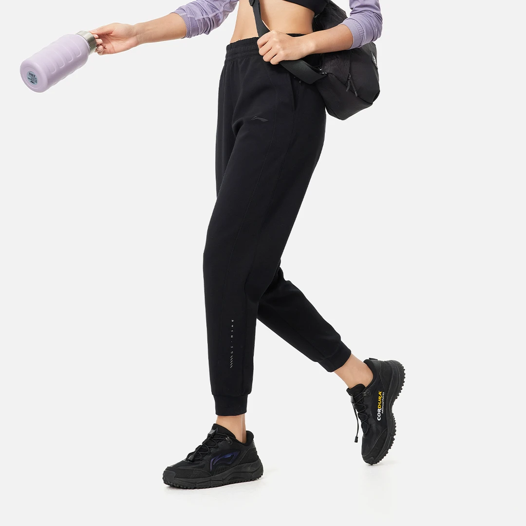 【女子束脚卫裤】李宁健身系列女子束脚卫裤AKLU140