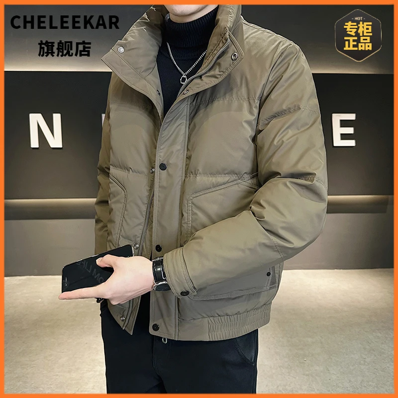 【专柜品质CHELEEKAR】轻奢羽绒服男款潮牌加厚2024时尚冬季外套