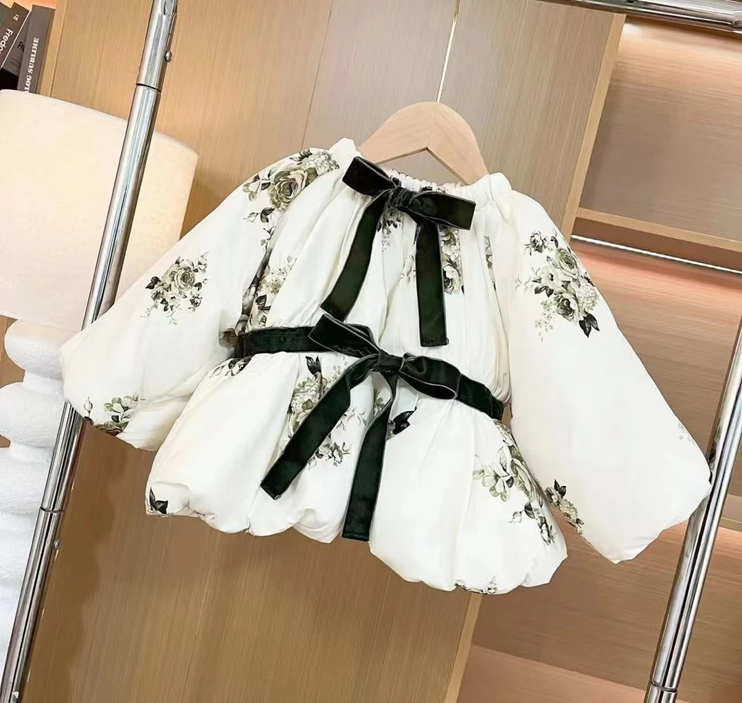 Y-N305【阿楠家甄选】女童夹棉加厚冬装中国风棉服外套