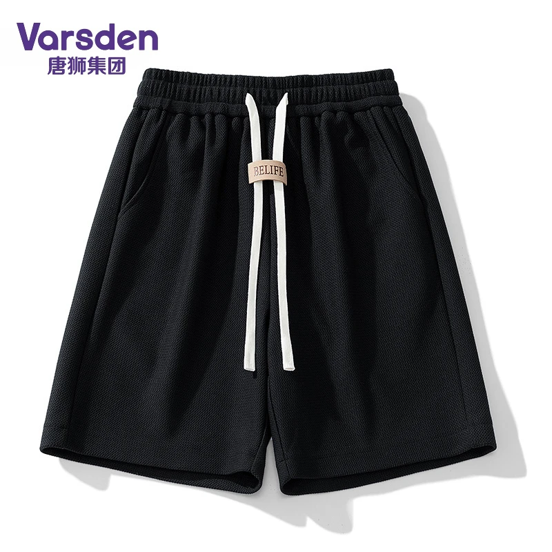 唐狮集团Varsden休闲短裤男夏季大码直筒宽松青少年运动五分中裤