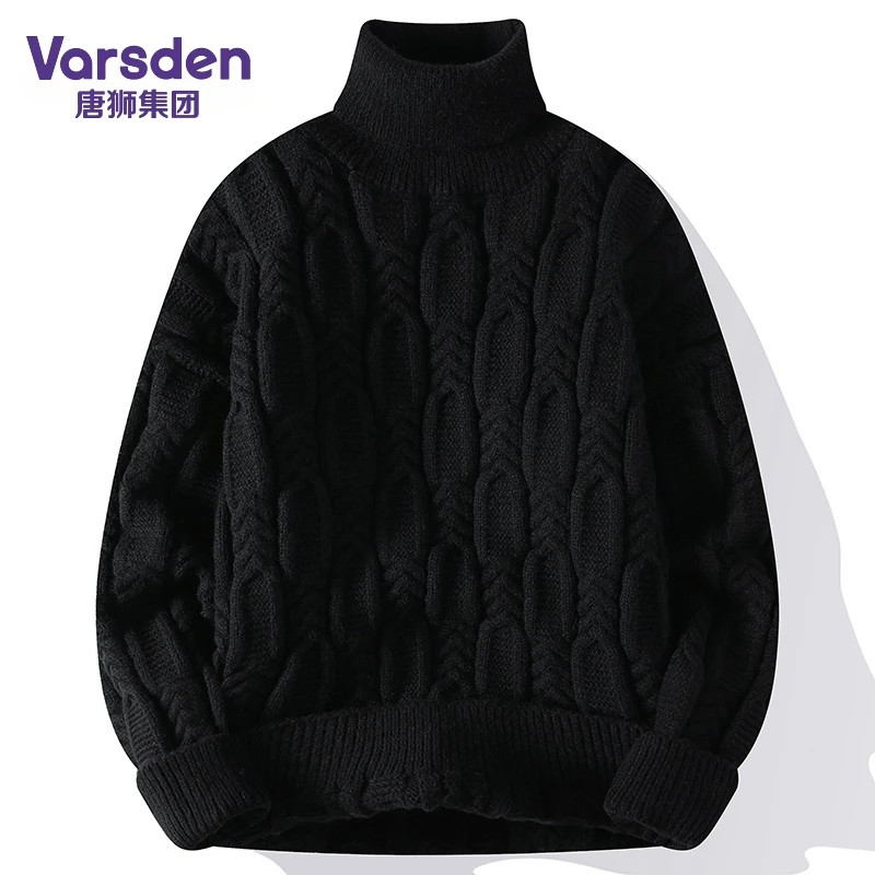 唐狮集团Varsden冬季高领毛衣男士加厚多色内搭学生针织衫潮