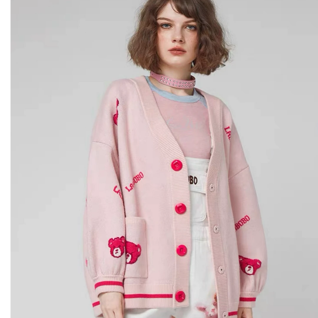 石家庄奥莱LABO长袖新款早秋别致开衫RBDC-TM19