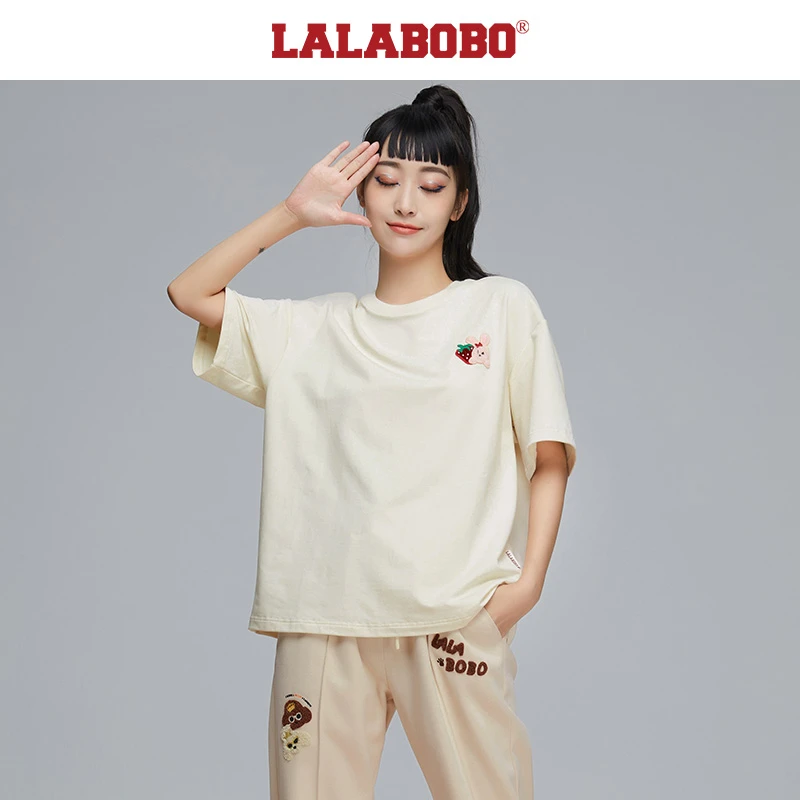 石家庄奥莱（微瑕不退不换）LABO夏季休闲显瘦T恤L21C-WSDT13