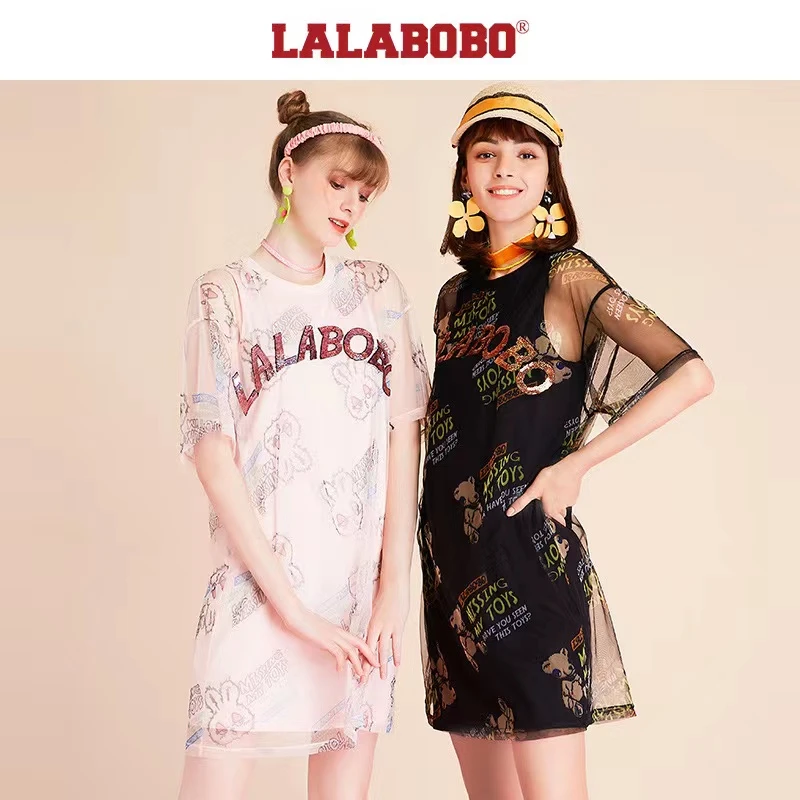 石家庄LABO字母满印连衣裙L20B-WLZY11