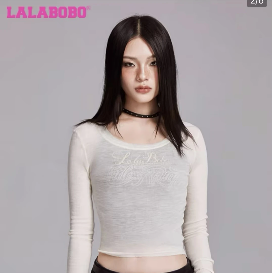 石家庄奥莱LALABOBO长袖新款早秋气质上衣RBDC-TM16