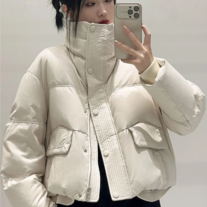 【程总专属】 蛋白皮短款立领羽绒服外套 520