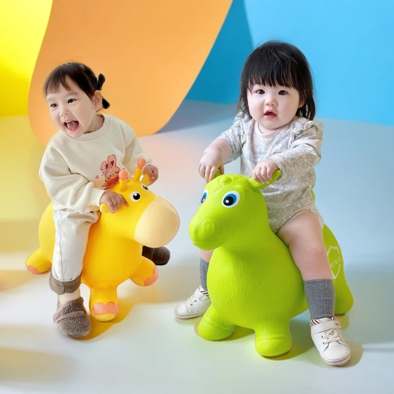 跳跳马跳跳精灵平衡锻炼充气马平衡弹跳耐磨可爱宝宝