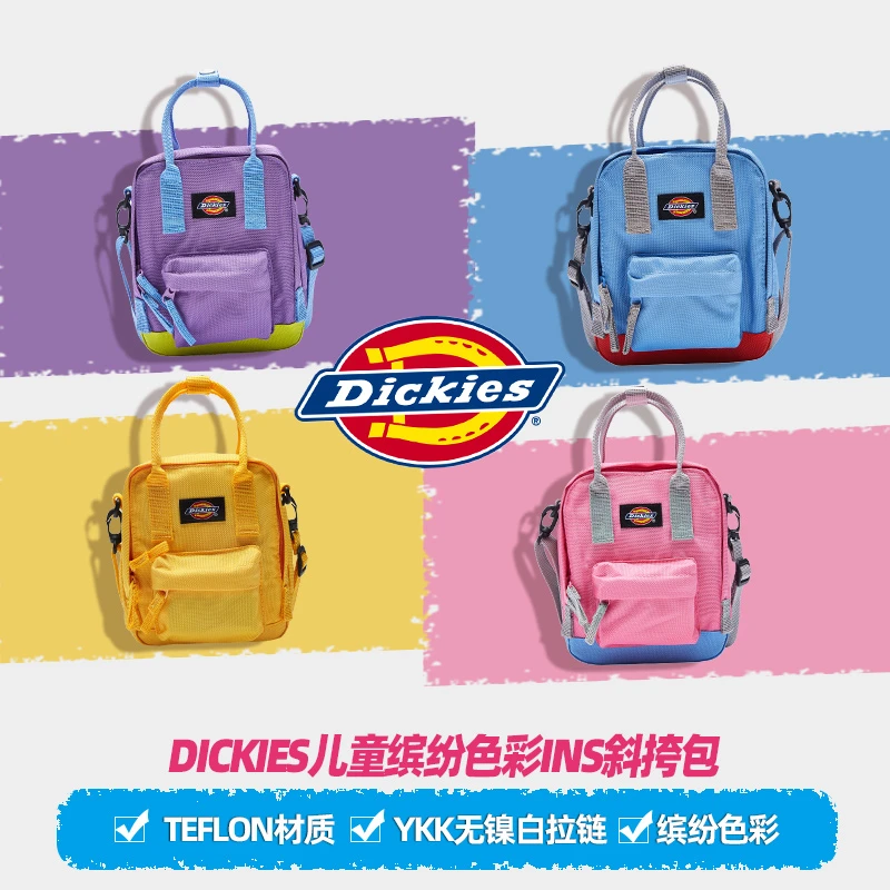 Dickies男女中大童ins风小斜挎包学生随身收纳单肩包212K90LSD397