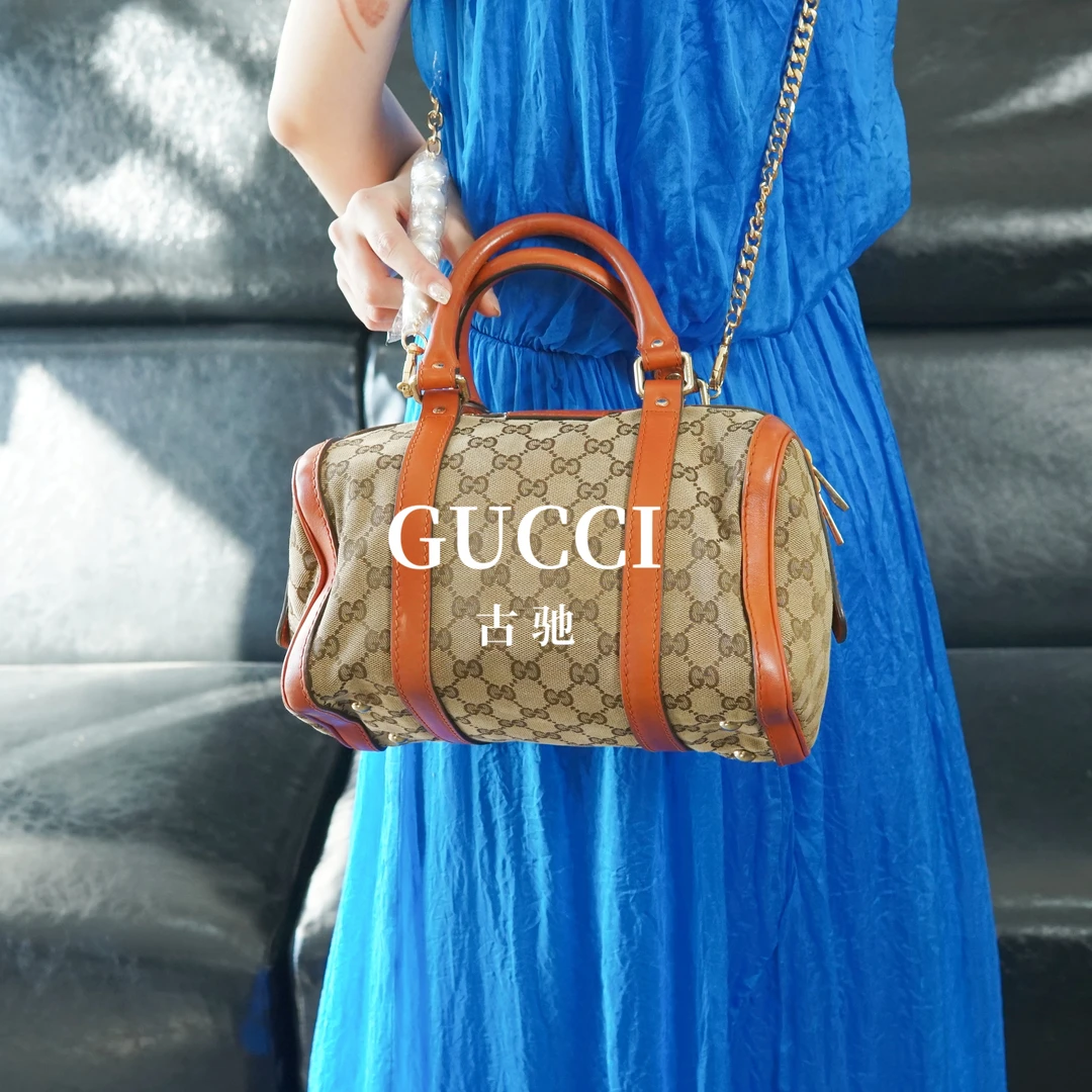 95新 GUCCI/古驰 95新 GUCCI 枕头斜挎包/JZ08724090/4090/T台