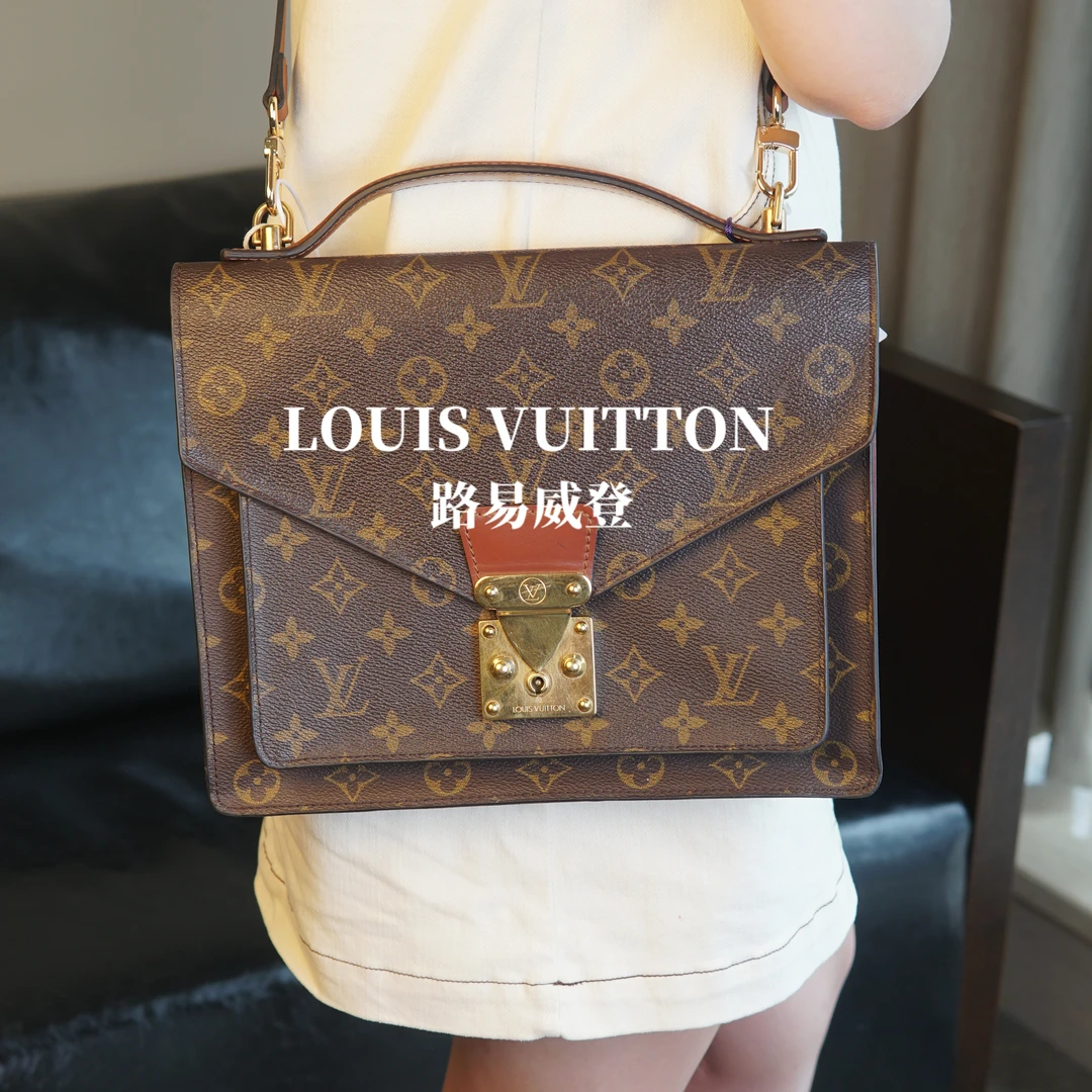 95新 LouisVuitton/路易威登 原始老花蒙梭斜跨包/jj04202626/09