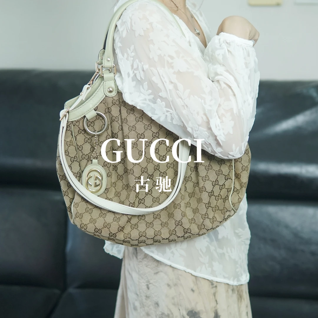 95新 GUCCI/古驰 老花单肩包/F3AK06507009/09