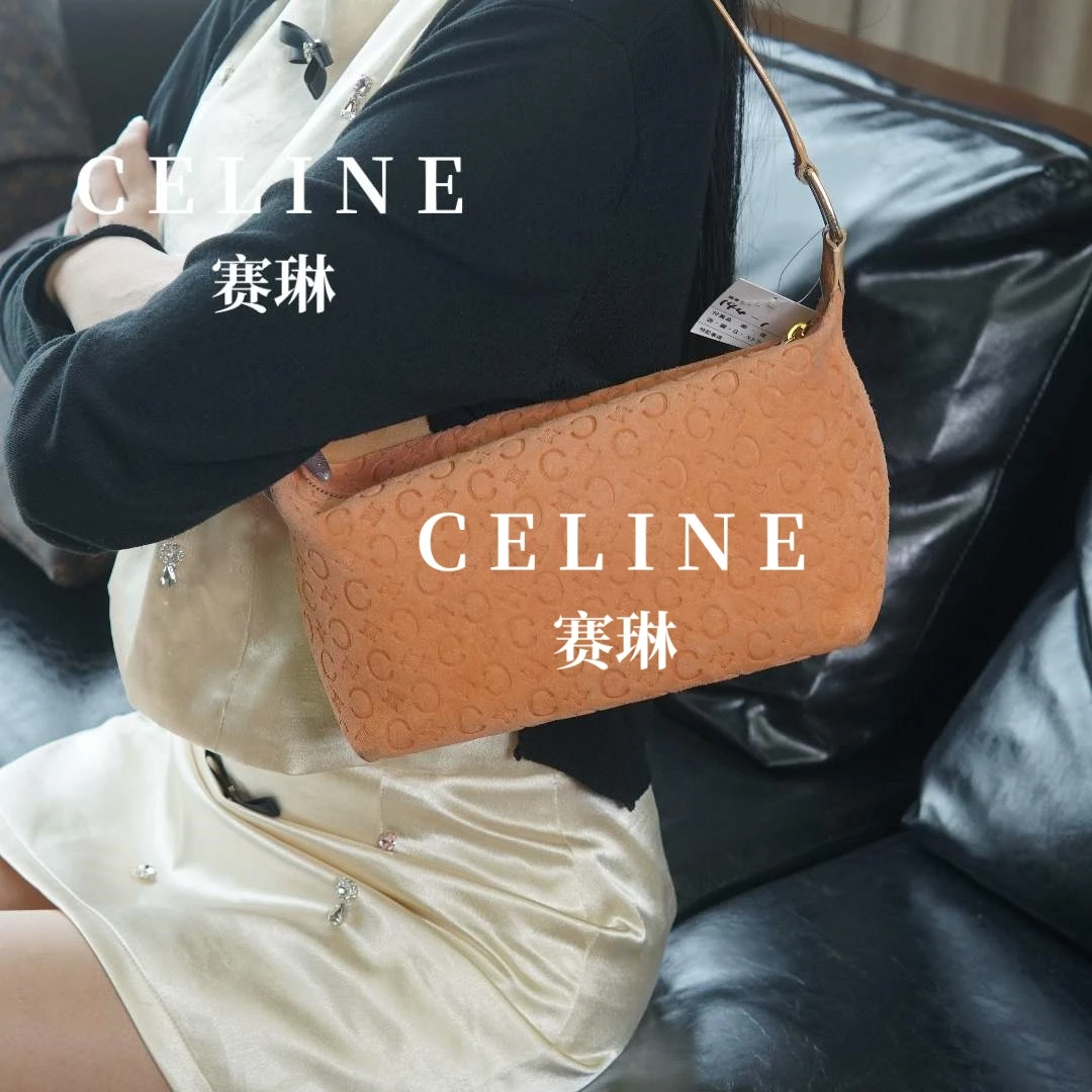 95新 Celine/思琳 降价/ 原始/饭盒腋下单肩包/JJ04703351/09