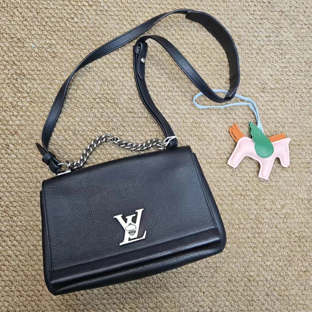 95新 LouisVuitton/路易威登 XM/黑色斜挎包/KH07205259