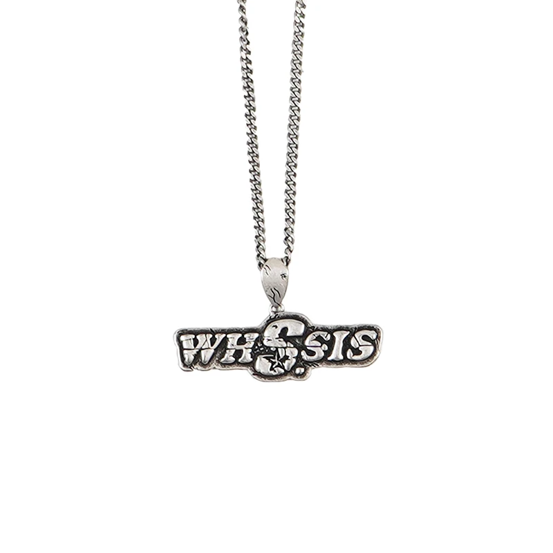 铜项链 WHOOSIS X STA联名强盗博物馆系列LOGO项链