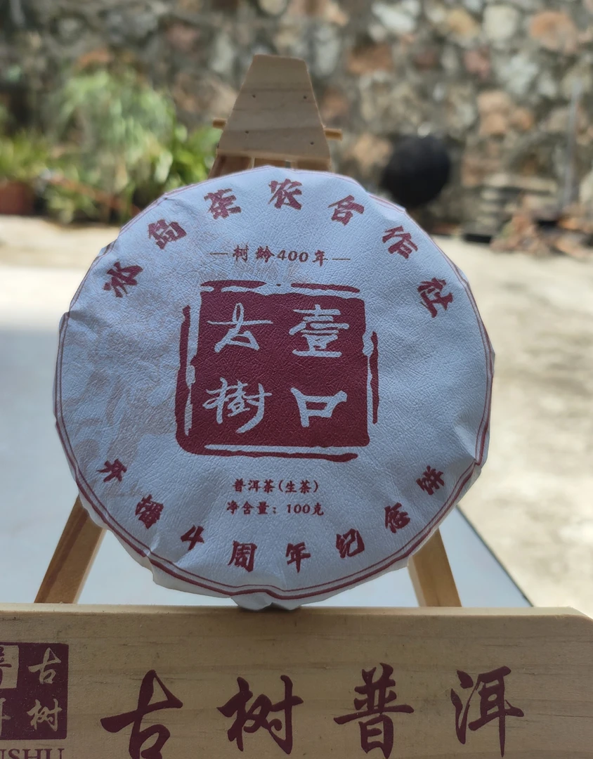 2024年一口古树100g饼普洱茶（生茶）紧压茶