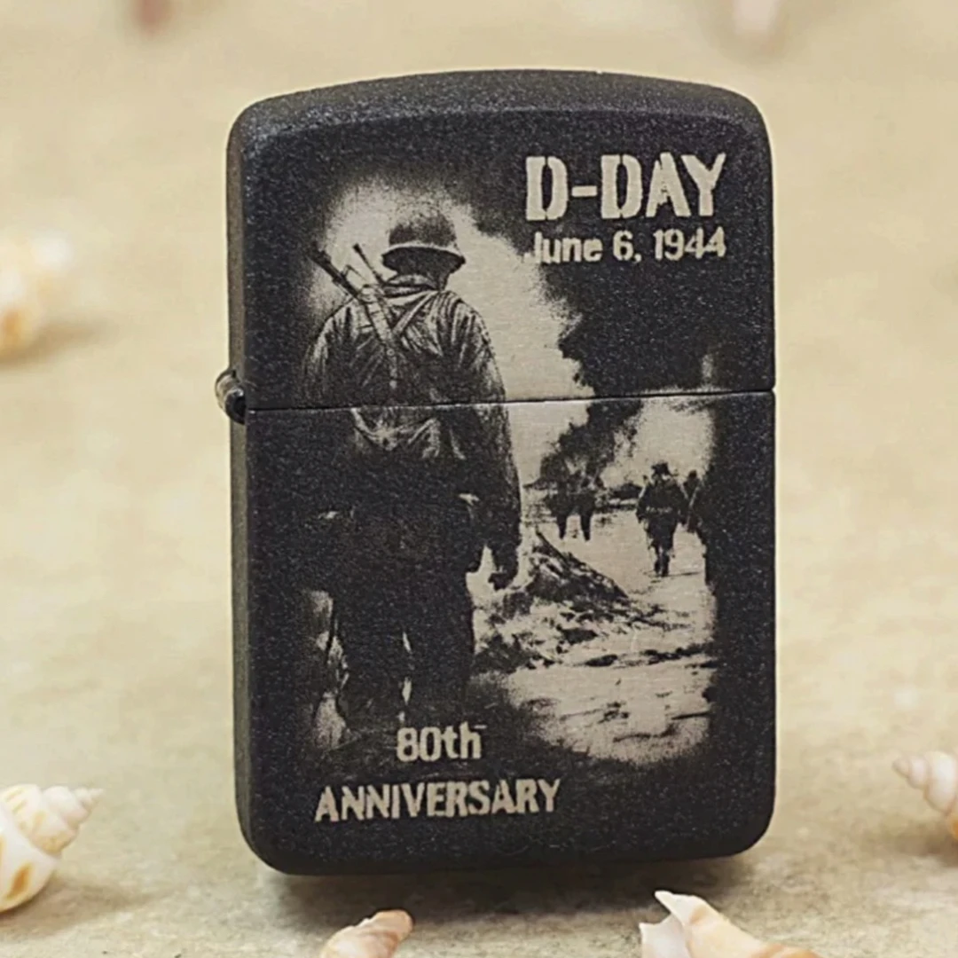 ZIPPO美版诺曼底登陆80周年纪念限定款打火机原装（编号随机发货）