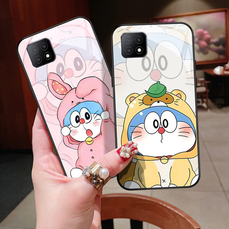 睡衣蓝胖适用oppoa72手机壳A36女款a53新款oppoa35高级情侣a32散